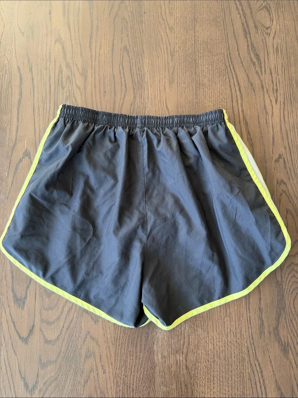 Nike Women's Athletic Shorts Trio — Black, Purple, Black with Yellow Trim